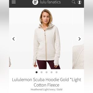Lululemon Scuba Zip Up Hoodie